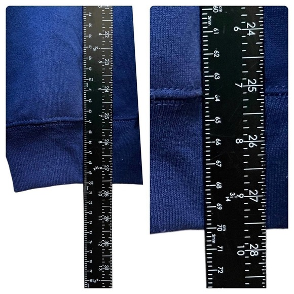 Vintage Lee Blue Heavy Weight Cotton Blend Pullover Crewneck Sweatshirt Size XL - Picture 6 of 11